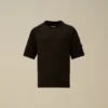 U16 T-shirt i bomullsjersey 30/1 med korta ärmar och överdimensionerad Lens-logotyp