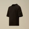 U16 T-shirt i bomullsjersey 30/1 med korta ärmar och överdimensionerad Lens-logotyp