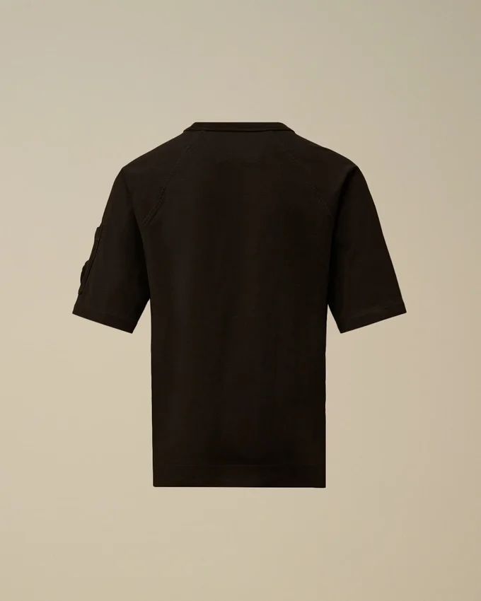 U16 T-shirt i bomullsjersey 30/1 med korta ärmar och överdimensionerad Lens-logotyp