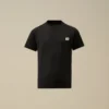 U16 T-shirt med kort ärm, logotyp-patch och bomullsjersey 30/1