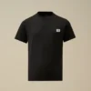 U16 T-shirt med kort ärm, logotyp-patch och bomullsjersey 30/1