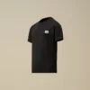 U16 T-shirt med kort ärm, logotyp-patch och bomullsjersey 30/1