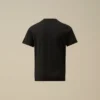 U16 T-shirt med kort ärm, logotyp-patch och bomullsjersey 30/1