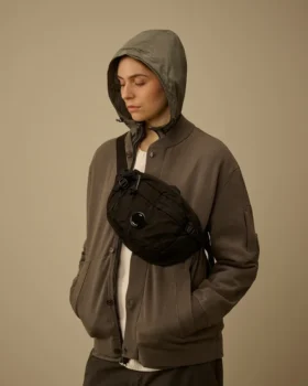 Vändbar hoodie i bomullsblandning