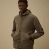Vändbar hoodie i bomullsblandning