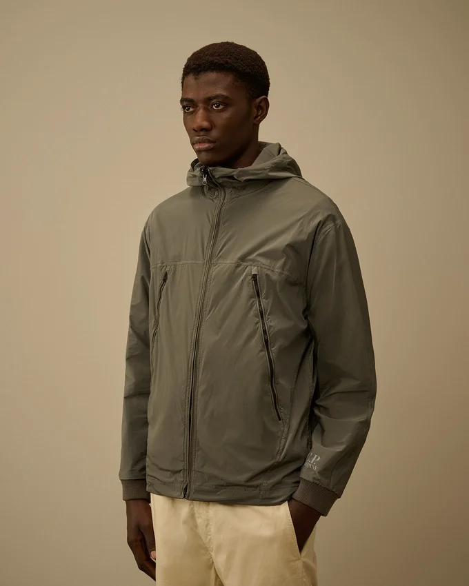 Vändbar hoodie i bomullsblandning