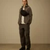 Vändbar hoodie i bomullsblandning